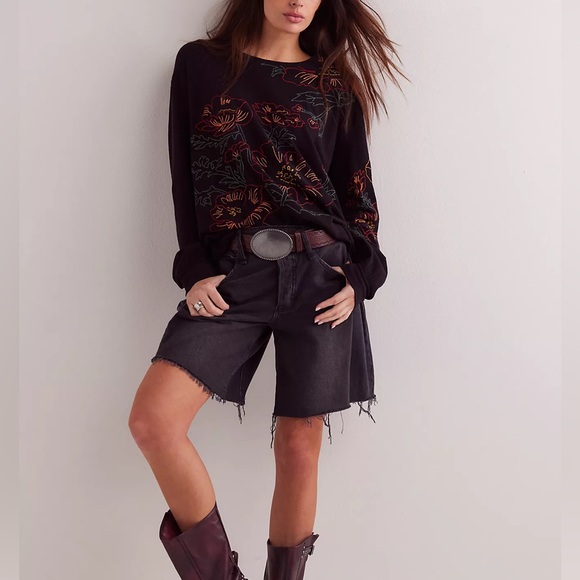 We The Free Tops - Free People We The Free Praire Floral Tee Size Small